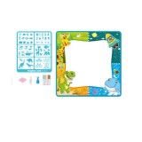 Set covoras cu desene pentru pictura cu markere, cartonase si aerografe, 80x80 cm, refolosibil, pentru copii, Oem