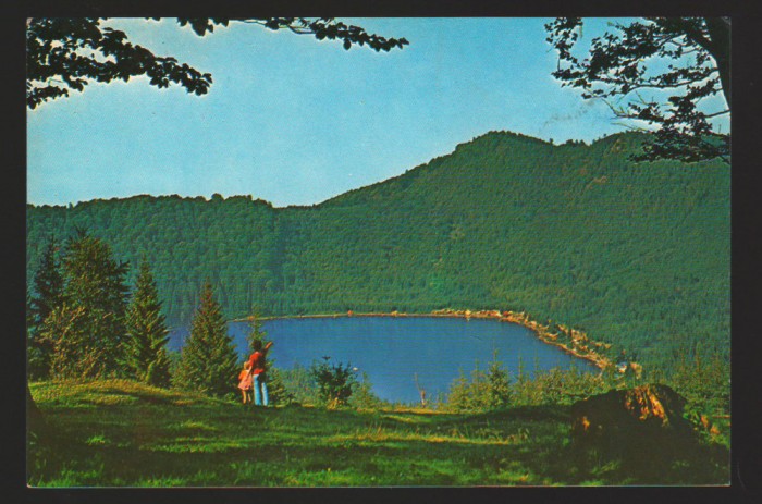 CPIB 17935 CARTE POSTALA - BAILE TUSNAD. LACUL &quot;SF. ANA&quot;,