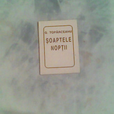 Minicarte (8*11.5 cm)-soaptele noptii-G.Toparceanu