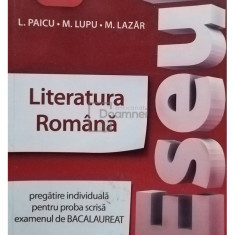 L. Paicu - Literatura romana - Eseul (editia 2012)