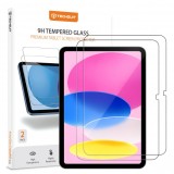 Folie de protectie Ecran Techsuit ArmorGlass CrystalHD pentru Apple iPad (2025) / (2022), Sticla Securizata, Full Glue, Set 2 bucati