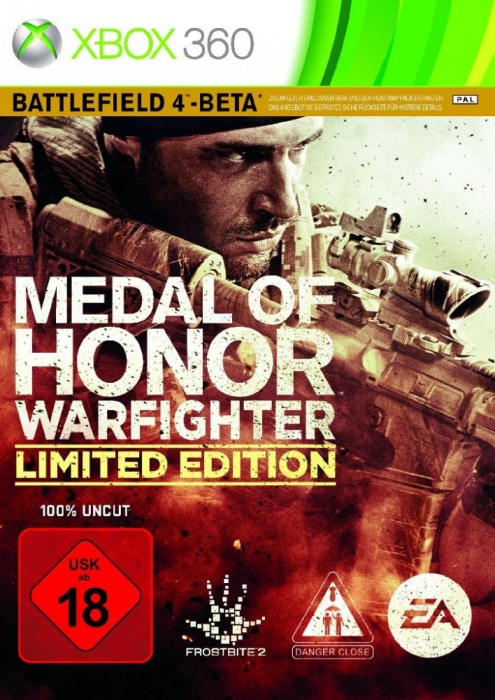 Joc XBOX 360 Medal of Honor Warfighter, 2 discuri, XBOX One, S, X de colectie
