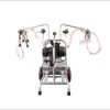 Aparat de muls vaci, oi, capre EMT 3 posturi, 1 bidon, 0.75kW, 170L/min, tanc vacuum 16L, roti transport