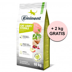 Eminent Cat Light / Sterile High Premium 10 kg + 2 kg GRATUIT