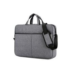 Geantă laptop universală, cu m&acirc;nere, gri, 15.6&rdquo;
