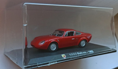 Macheta Fiat Abarth 1000 Bialbero 1963 - Metro 1/43 foto