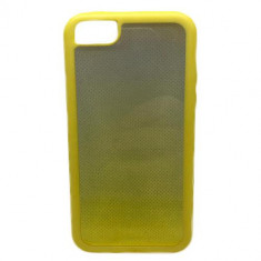 Husa Telefon Plastic Apple iPhone 5c Clear&amp;Yellow Muvit