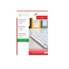 Etichete Autoadezive A4 Tanex, 8/Coala, Colturi Drepte, 100 Coli/Top, 105x77 mm, Etichete Adezive, Etichete A4, Etichete Autoadezive in Coala, Hartie foto