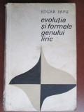 Evolutia si formele genului liric-Edgar Papu