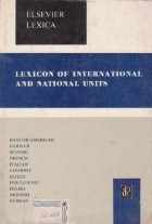 Elsevier&amp;#039;s lexicon of international and national units english/american, german, spanish, french, italian, japanese, dutch, portuguese, polish, swedis foto