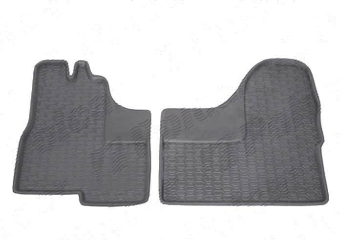 Set covorase auto din cauciuc Iveco Daily 05.2006-2009; negre, material elastomer, fata, 2 bucati