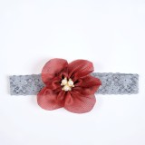 Bentita elastica cu floare rosie