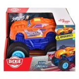 DICKIE MASINA DE TEREN BEAT CRUSHER CU LUMINI SI SUNETE 17CM