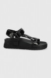 Aldo sandale Talana femei, culoarea negru, cu platforma