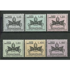 Vatican 1968 - porto, serie neuzata