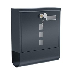 Cutie postala, cu suport pentru ziare si fereastra de vizualizare, 30.5 x 9.5 x 33.3 cm foto
