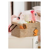 Coș de p&acirc;slă KALS Crem 33x20x18 cm