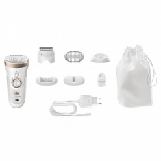 Epilator Silk-epil Braun, fara fir, 6 accesorii incluse foto