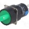 Comutator rotativ, 2 pozitii, ONPOW - LAS1-AY-11X/21/G/12V