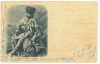 4258 - ETHNIC, Shepherd Cioban, Litho, Romania - old postcard - used - 1902, Circulata, Printata