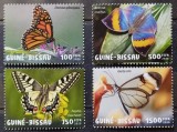 BC162, Guinea-Bissau 2020, serie fauna, fluturi