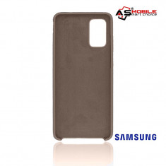 Husa Samsung Galaxy S20 PLUS ? HiQuality Silicone Velvet (Light Brown) foto