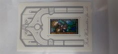 Berlin West-Craciun 1977 ,arta,vitralii- colita nestampilata-MNH (W1)