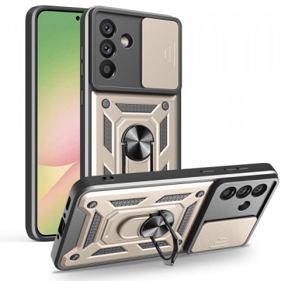 Husa pentru Samsung Galaxy A56 A566, Techsuit, CamShield, Aurie foto