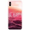 Husa silicon pentru Apple Iphone X, Be Happy Puffy Clouds