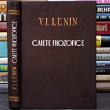 CAIETE FILOZOFICE - V. I. LENIN - Filosofie / Filozofie Politică Bolșevică / Comunistă / Sovietică - Copertă Cartonată