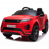 Masinuta electrica 12V cu scaun piele si roti EVA Range Rover Red, Land Rover