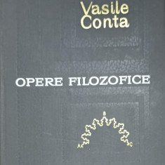 OPERE FILOZOFICE-VASILE CONTA