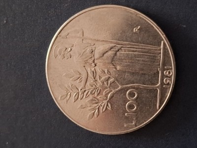 100 lire 1981 foto