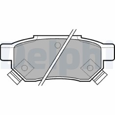 DELPHI LP625 set placute frana,frana disc