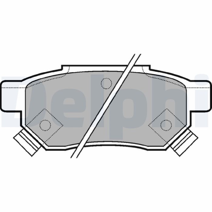 DELPHI LP625 set placute frana,frana disc