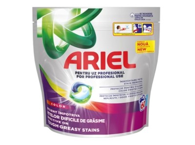 Detergent de rufe capsule Ariel Professional All in1 PODS Color+, 60 spalari foto