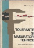 Tolerante si masuratori tehnice - Manual pentru licee de specialitate - Dumitru Dragu