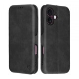 Husa pentru Apple iPhone 16 Plus, Techsuit, Safe Wallet Plus, Neagra