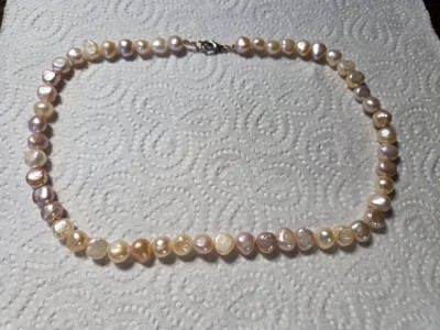Colier vintage perle naturale foto