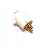 Stecher ceramic cu inel si impamantare, 16A, 220-250 V, solid, LIFE002