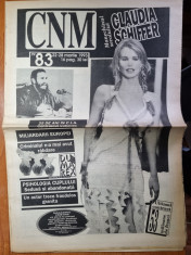 ziarul CNM 22-28 martie 1993-articol claudia schiffer foto