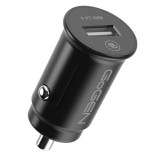 Adaptor incarcare priza auto GoGEN CH 13, 1xUSB, 5V/2.4A, 12W, negru
