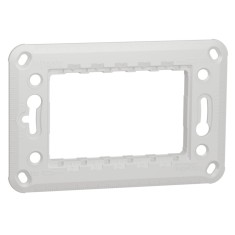Suport plastic Schneider Electric Noua Unica NU7103P_DM, 3 module, pentru rama priza / intrerupator