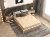 Saltea cu spuma poliuretanica Somnart Ortopedic Bio Cotton 180x200, inaltime 17 cm, ortopedica, husa detasabila si lavabila, fermitate medie Relax Kip