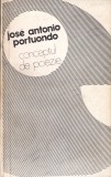Jose Antonio Portuondo - Conceptul de Poezie: Carte Analiza Profunda Arta Literatura Lectura Obligatorie