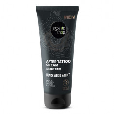 Crema pentru tatuaje Blackwood & Mint, 75ml, Organic Shop