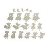 Set 20 figurine - Peppa Pig Glow in the Dark | Simba