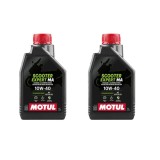Pachet 2 litri ulei Motul Scooter Expert 10W40 , Protectie avansata E i performanta optima pentru scutere 4T