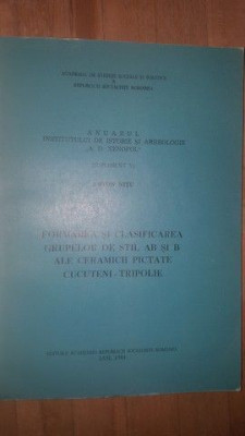 Formarea si clasificarea formelor de stil AB si B ale cermicii pictate Cucuteni Tripolie foto