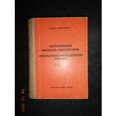 DICTIONAR FRANCEZ-MACEDONEAN (1972, editie cartonata)